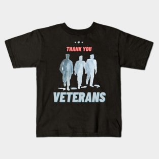 Thank you veterans, Veterans Day Gifts Kids T-Shirt